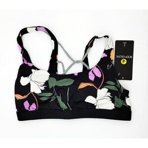 Body Glove Dreamy Star Reversible Cross-Over Sports Bra Size M NEW